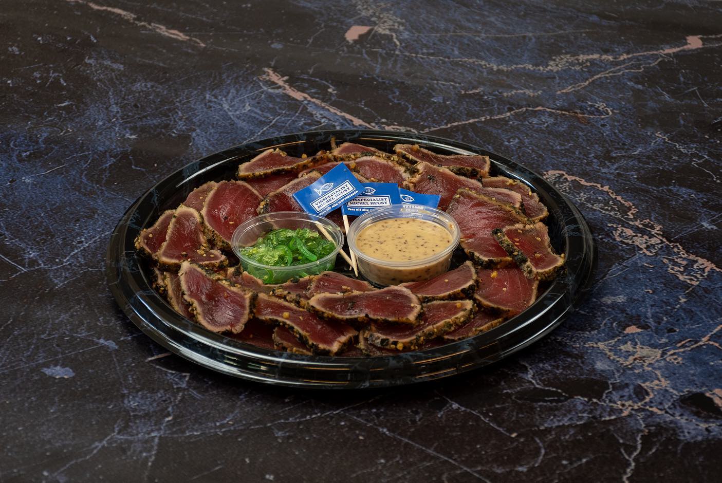 Gegrilde tonijnschotel
